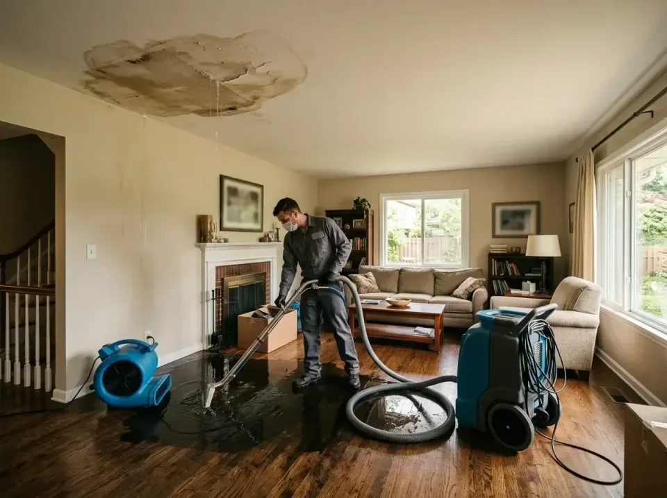 attic-pipe-burst-ceiling-drip-008 — frequently asked questions, Water Damage Restoration & Carpet Care in Potosi, MO